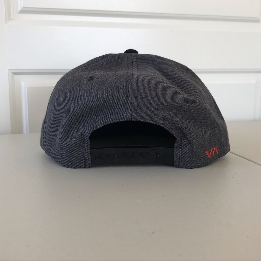 RVCA // NWOT Unisex Men’s Mid-fit Snapback Canvas Hat - Picture 2 of 3
